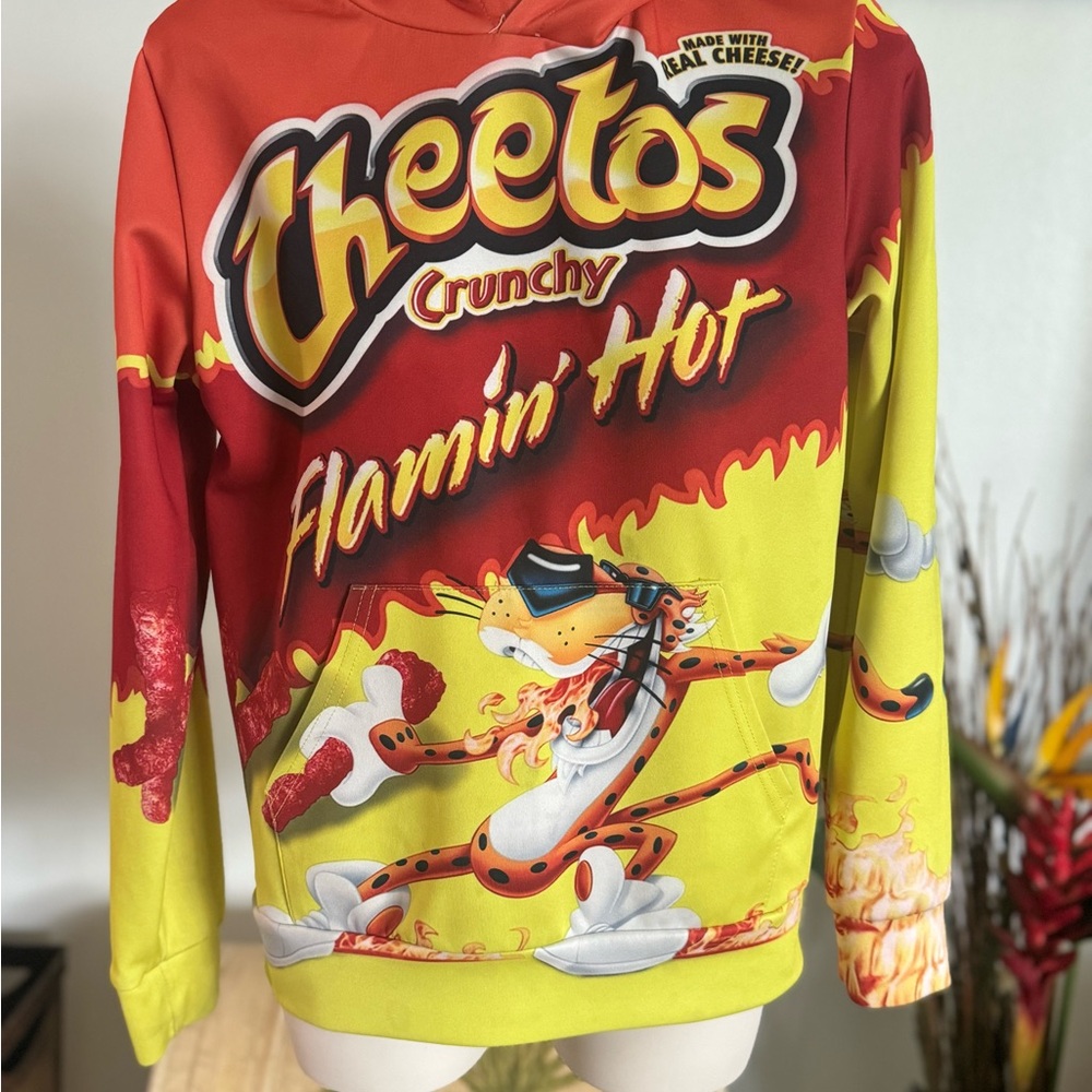 Kids Flamin' Hot Cheetos Hoodie All-Ver 3D Print Sweatshirt Unisex Pullover M - Picture 4 of 13